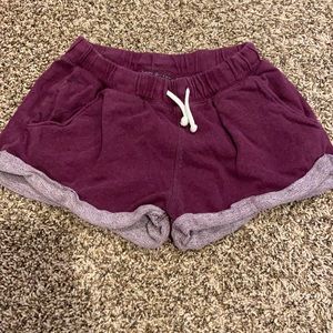 Sweatpants material shorts